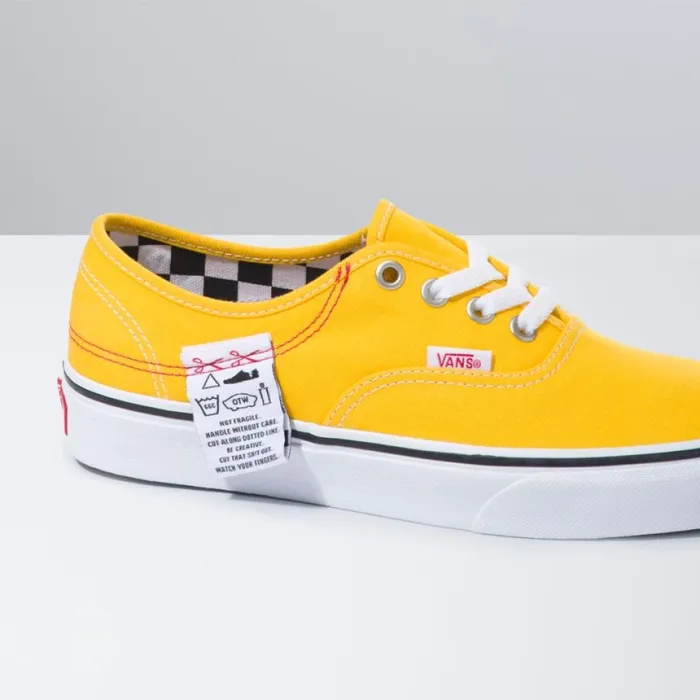 MenWomen DIY Authentic HC Lemon ChromeTrue White Classics Shoes Vans MenWomen DIY Authentic HC Lemon ChromeTrue White Classics Shoes Vans
