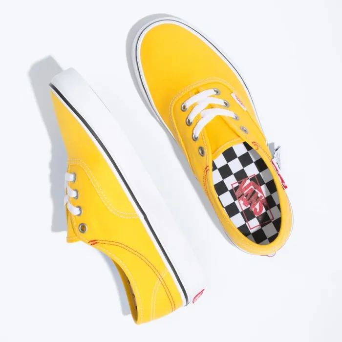 MenWomen DIY Authentic HC Lemon ChromeTrue White Classics Shoes Vans MenWomen DIY Authentic HC Lemon ChromeTrue White Classics Shoes Vans