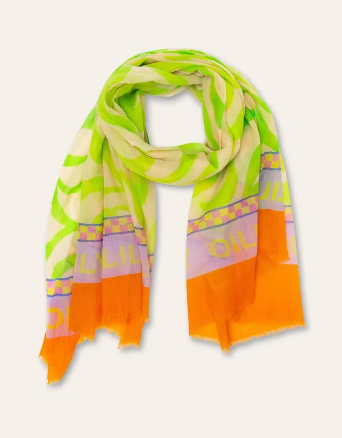 Oilily Scarfs and Hats Women Adventure Swirl Scarf Mikakievening Sand Oilily Scarfs and Hats Women Adventure Swirl Scarf Mikakievening Sand