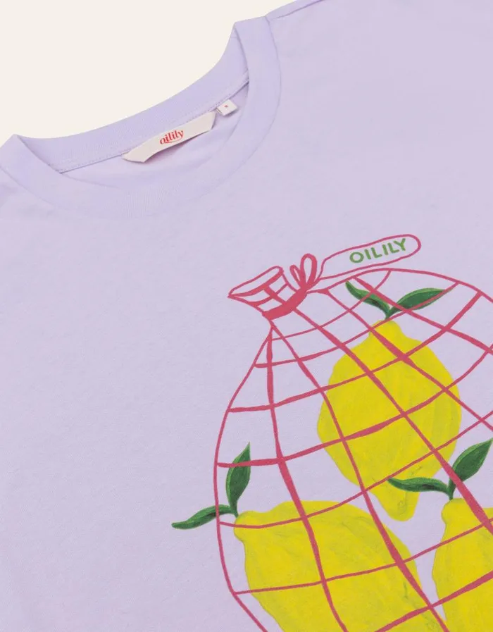 Oilily TShirts and Tops Women Tregular TShirt Pastel Lilac Oilily TShirts and Tops Women Tregular TShirt Pastel Lilac
