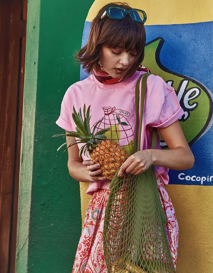 Oilily TShirts and Tops Women Tregular TShirt Prism Pink Oilily TShirts and Tops Women Tregular TShirt Prism Pink