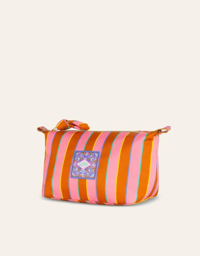 Oilily Toiletry Bags Women Camila Cosmetic Bag Striped Flowersdecadent Chocolate Oilily Toiletry Bags Women Camila Cosmetic Bag Striped Flowersdecadent Chocolate