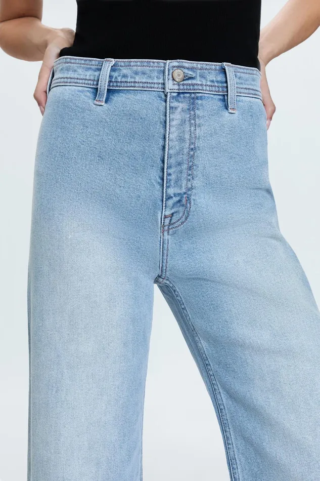 Pistola Denim Denim Women Penny High Rise Wide Jean 8211 Chalet