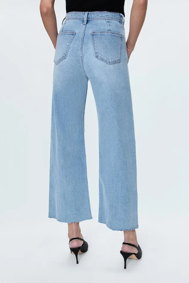 Pistola Denim Denim Women Penny High Rise Wide Jean 8211 Chalet