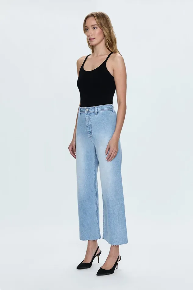 Pistola Denim Denim Women Penny High Rise Wide Jean 8211 Chalet