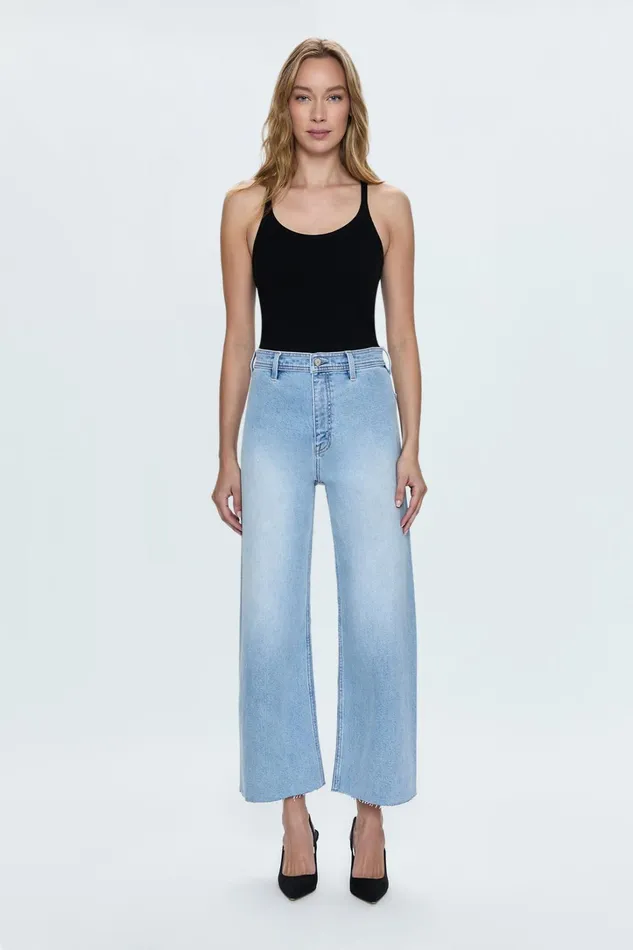 Pistola Denim Denim Women Penny High Rise Wide Jean 8211 Chalet