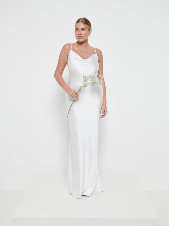Pretty Lavish Bridesmaid Dresses Keisha Maxi Bridesmaid Dress Ivory 8211 Women