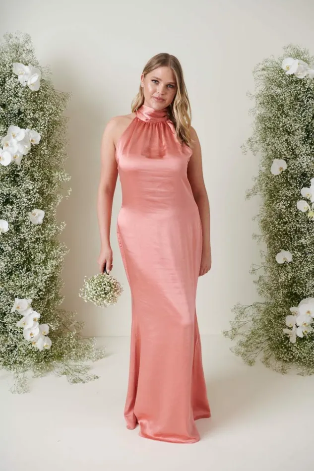 Pretty Lavish Bridesmaid Dresses Odelle Maxi Bridesmaid Dress Apricot Pink 8211 Women Pretty Lavish Bridesmaid Dresses Odelle Maxi Bridesmaid Dress Apricot Pink 8211 Women