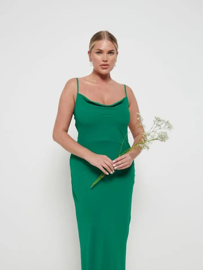Pretty Lavish Chiffon Bridesmaid Dresses Keisha Chiffon Maxi Bridesmaid Dress Emerald 8211 Women