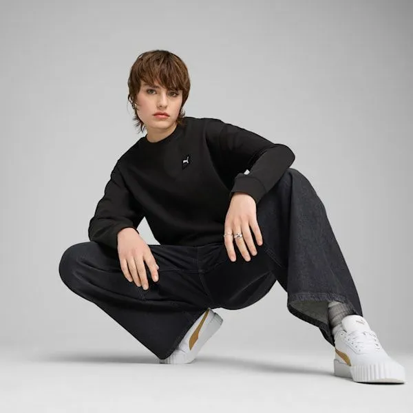 Puma Hoodies and Sweatshirts Essentials Elevated 039s Comfort Crew Sweatshirt Puma Black 8211 Women Puma Hoodies and Sweatshirts Essentials Elevated 039s Comfort Crew Sweatshirt Puma Black 8211 Women