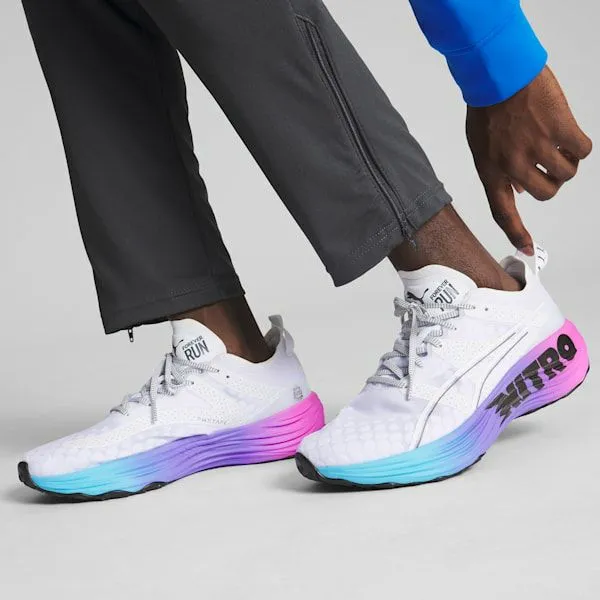 Puma Running ForeverRun NITRO SUNSET 039s Running Shoes Puma Whiteluminous Blueelectric Orchid 8211 Men Puma Running ForeverRun NITRO SUNSET 039s Running Shoes Puma Whiteluminous Blueelectric Orchid 8211 Men