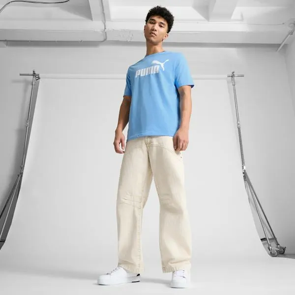 Puma TShirts and Tops ESS No 1 Logo 039s Tee Team Light Blue 8211 Men