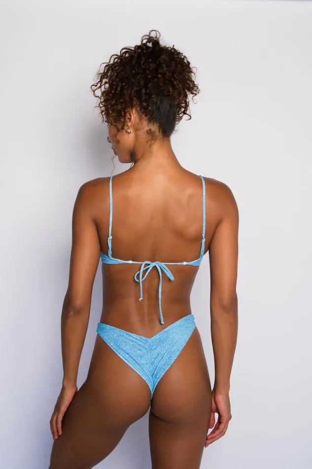 Skatie Bottoms Parker Bikini Bottom Blue Jean 8211 Women