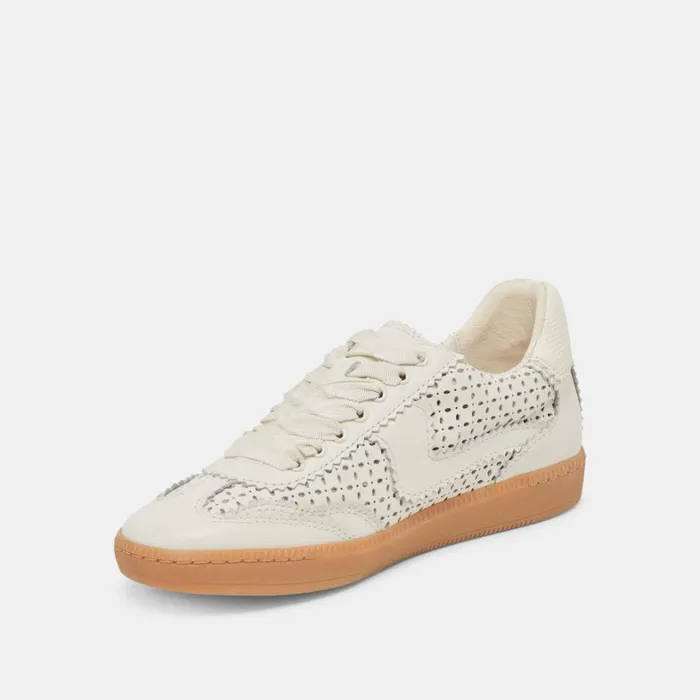 Sneakers Women Dolce Vita Notice Eyelet Perf Sneakers White Leather