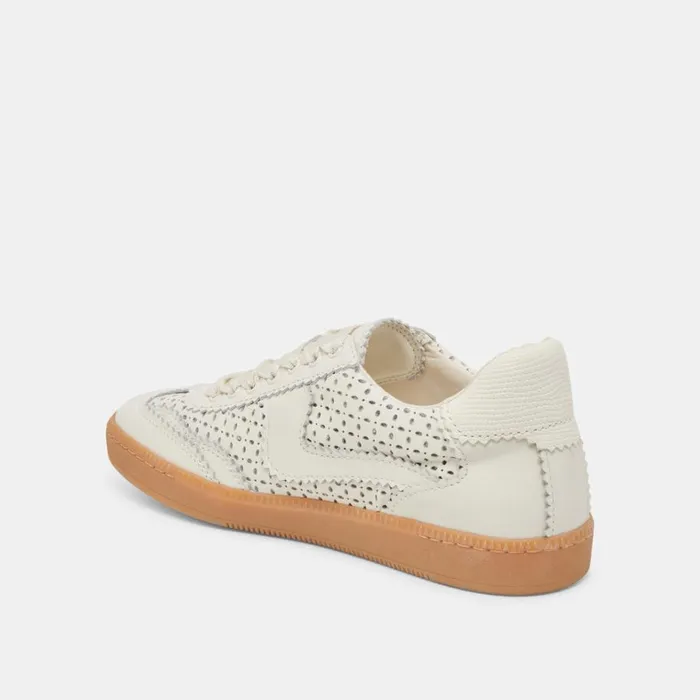 Sneakers Women Dolce Vita Notice Eyelet Perf Sneakers White Leather