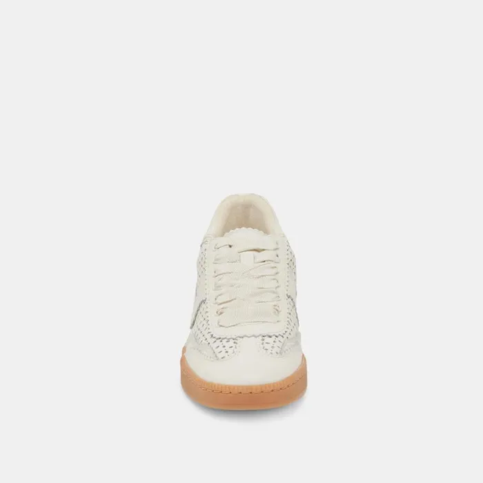 Sneakers Women Dolce Vita Notice Eyelet Perf Sneakers White Leather