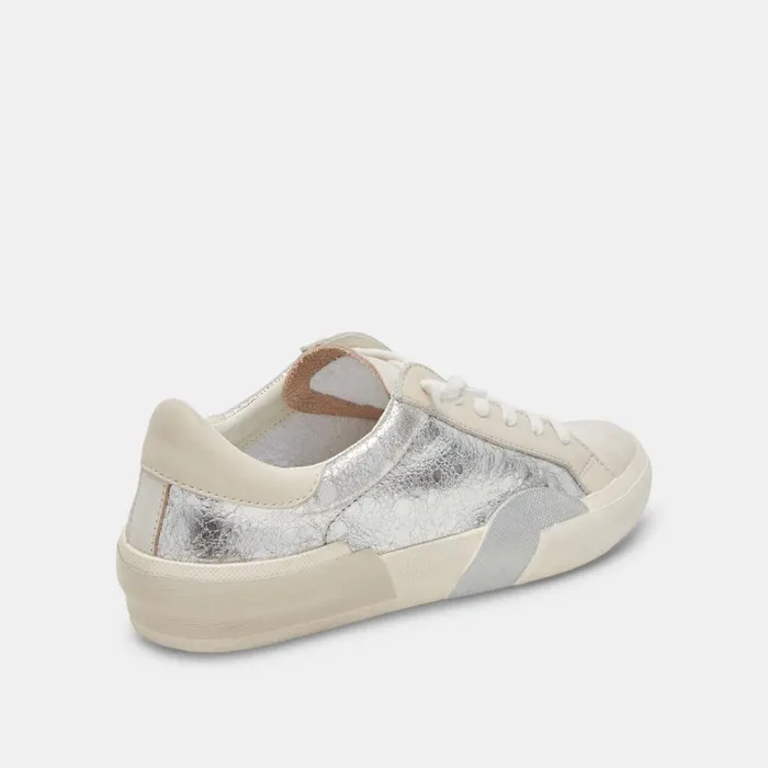 Sneakers Women Dolce Vita Zina Sneakers Chrome Distressed Leather
