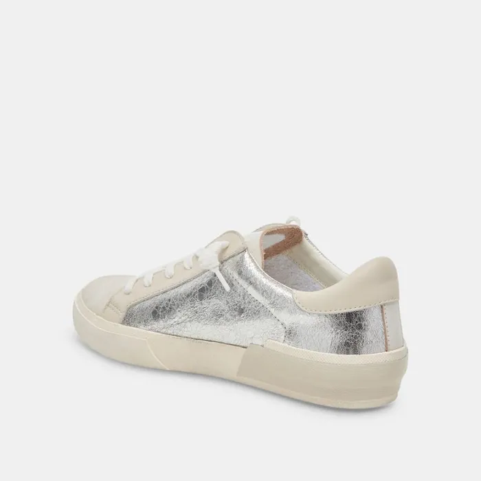 Sneakers Women Dolce Vita Zina Sneakers Chrome Distressed Leather