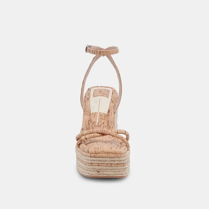 Wedges Women Dolce Vita Elvia Wedges Natural Cork
