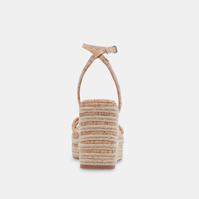 Wedges Women Dolce Vita Elvia Wedges Natural Cork
