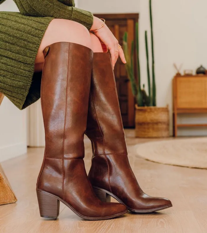 Women Baretraps Knee High Boots Kiara Tall Boot Brush Brown Women Baretraps Knee High Boots Kiara Tall Boot Brush Brown