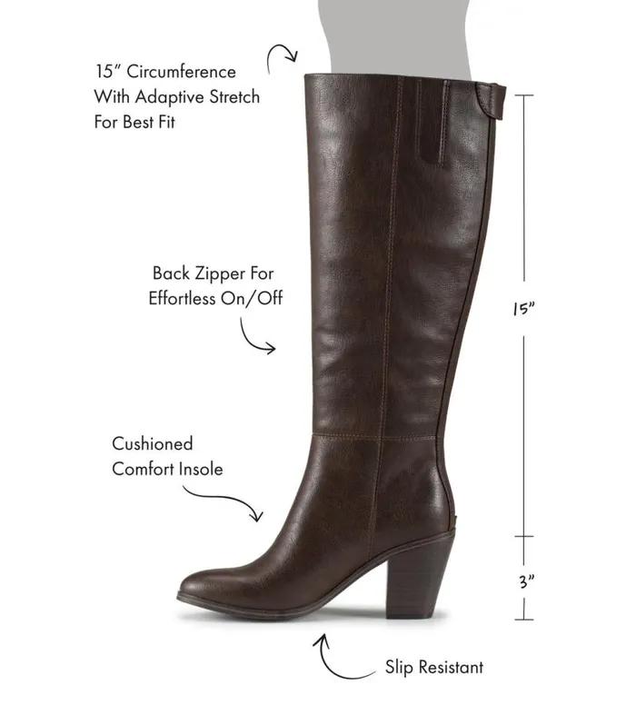 Women Baretraps Knee High Boots Kiara Tall Boot Brush Brown Women Baretraps Knee High Boots Kiara Tall Boot Brush Brown