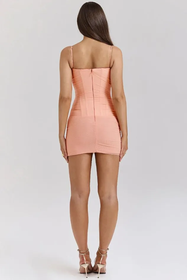 Women Juno Sorbet Corset Mini Dress House Of CB Dresses