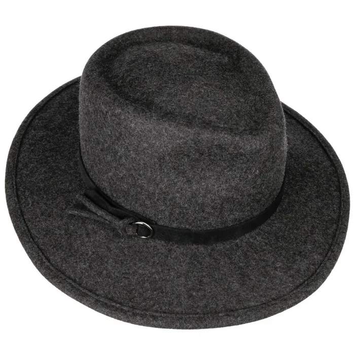 Women Leo Plus Traveller Wool Hat Anthracite Mayser Traveler Hats Women Leo Plus Traveller Wool Hat Anthracite Mayser Traveler Hats