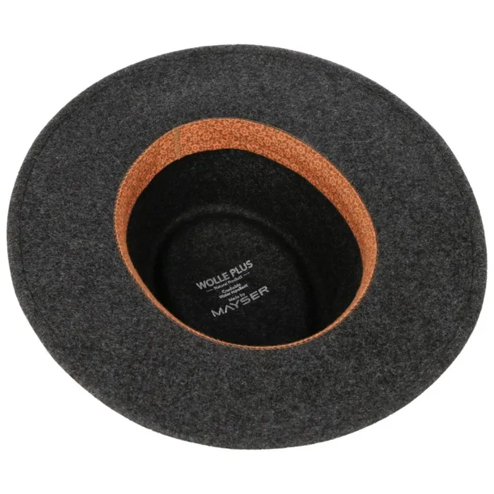Women Leo Plus Traveller Wool Hat Anthracite Mayser Traveler Hats Women Leo Plus Traveller Wool Hat Anthracite Mayser Traveler Hats