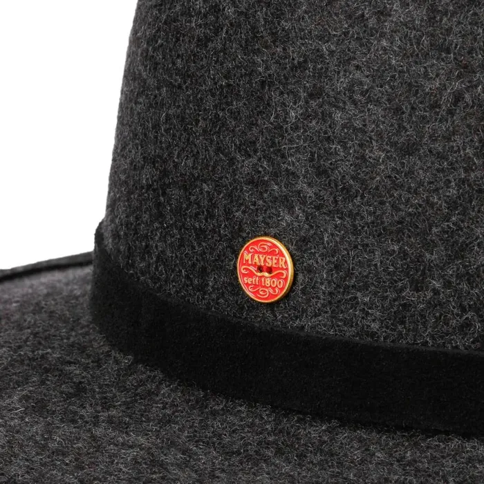 Women Leo Plus Traveller Wool Hat Anthracite Mayser Traveler Hats Women Leo Plus Traveller Wool Hat Anthracite Mayser Traveler Hats