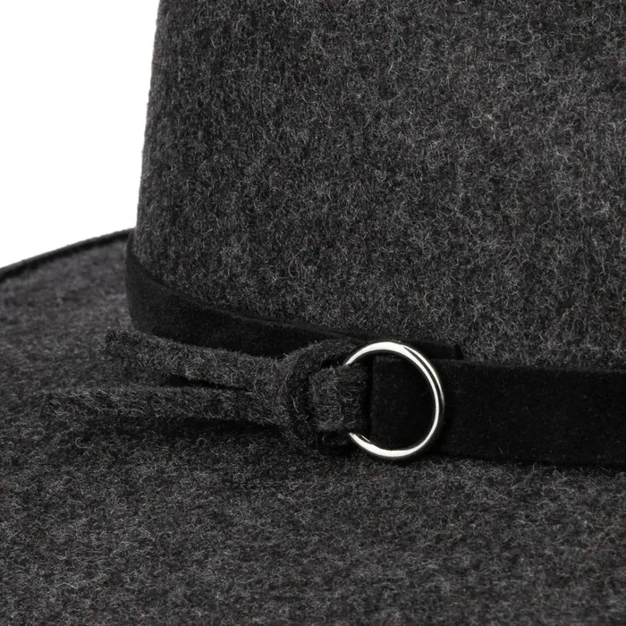 Women Leo Plus Traveller Wool Hat Anthracite Mayser Traveler Hats Women Leo Plus Traveller Wool Hat Anthracite Mayser Traveler Hats