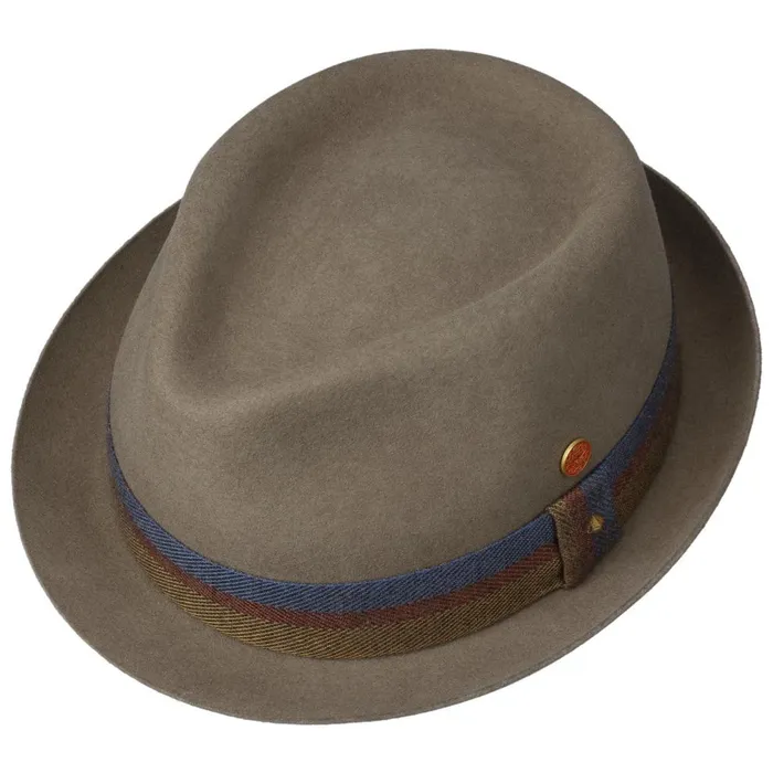 WomenMen Samu Soft Pork Pie Wool Hat Light Brown Mayser Pork Pie Hats WomenMen Samu Soft Pork Pie Wool Hat Light Brown Mayser Pork Pie Hats