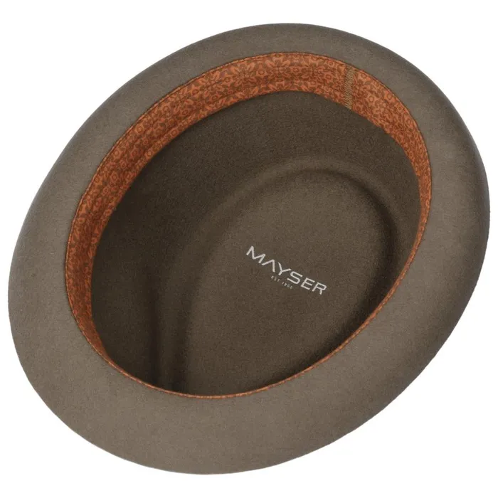 WomenMen Samu Soft Pork Pie Wool Hat Light Brown Mayser Pork Pie Hats WomenMen Samu Soft Pork Pie Wool Hat Light Brown Mayser Pork Pie Hats