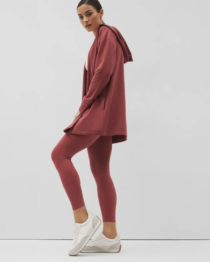 Women Soma Sweaters and Cardigans Essential Terry Hooded Wrap Make Me Blush