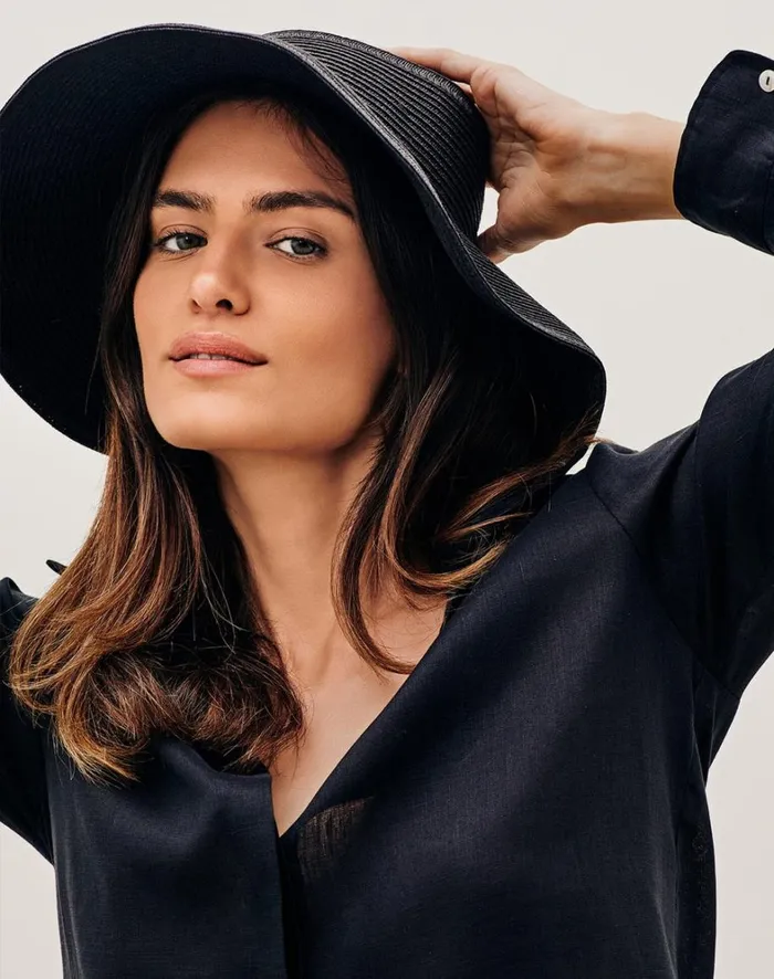Women ViX Paula Hermanny Hats Visor 8211 Black